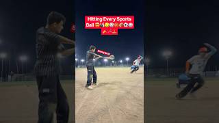 Hitting Different Sports Balls WITH Hank! #sports #sportsshorts #homerun #baseball #soccer