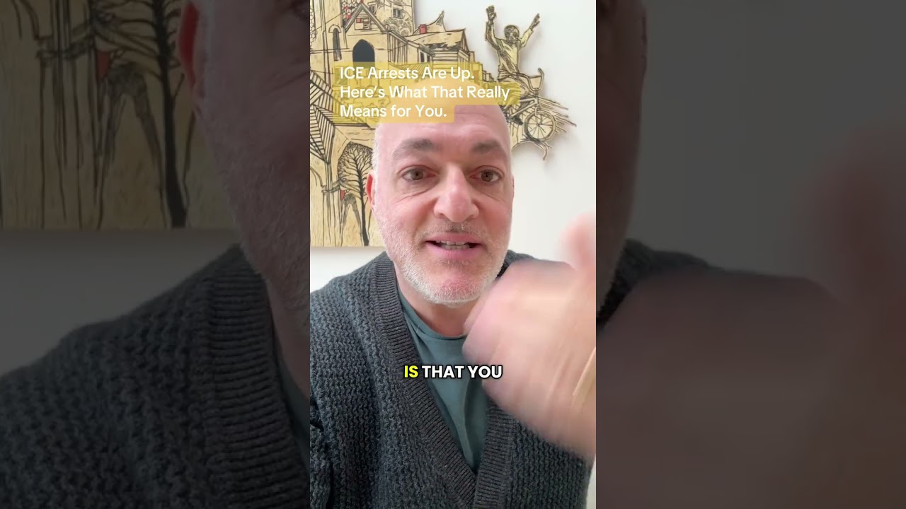 A lot of people are hearing that ICE arrests are going up and immediately assume the worst