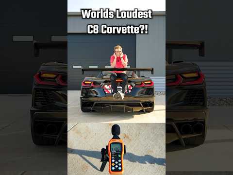 Worlds loudest C8 Stingray! @afe headers, straight pipe cats, @awetuningofficial track exhaust