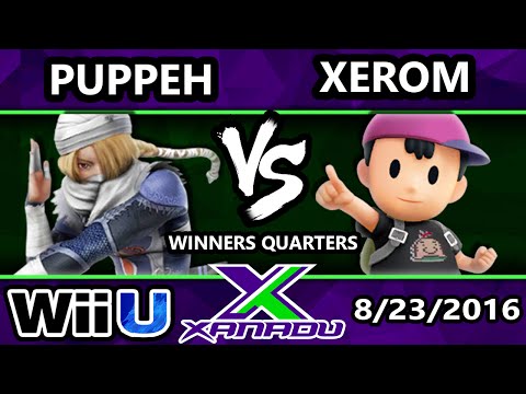 S@X 164 - Xerom (Ness) Vs. 7S | Puppeh (Sheik) Winners Quarters - Smash Wii U - Smash 4