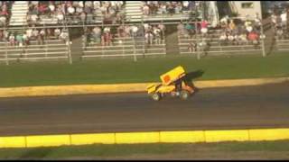 preview picture of video 'Cedar Lake IRA Sprint Car heats 6-18-10'