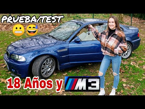 Mi hija Izaro Prueba el BMW M3 343cv 😬🚀 2 días de carné…😅 Qué tiemble Zarautz..