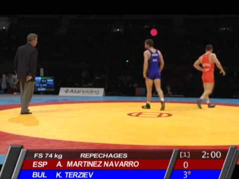Euro 2011 74kg Alberto Navarro vs. Kiril Terziev