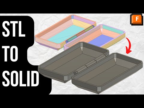 Convert STL Mesh to a Solid Body in Fusion 360 (2022)