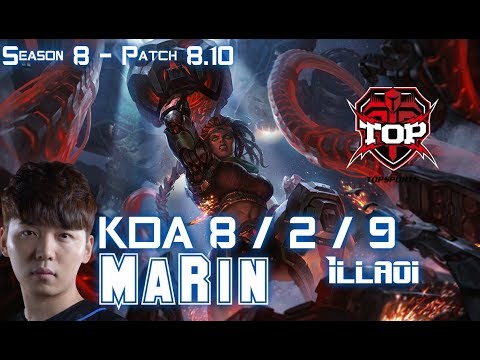 TOP MaRin ILLAOI vs DR. MUNDO Top - Patch 8.10 KR Ranked