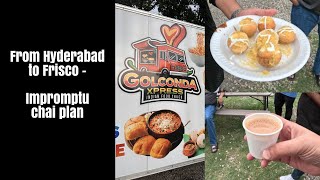Taste of Hyderabad in Frisco | Golconda Xpress serves street food royalty | Bhel | Dahi | Samosa