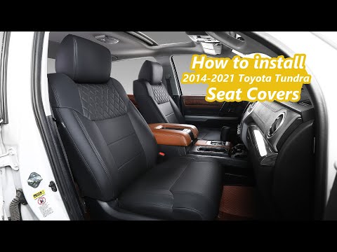 How to install Toyota Tundra Seat Covers