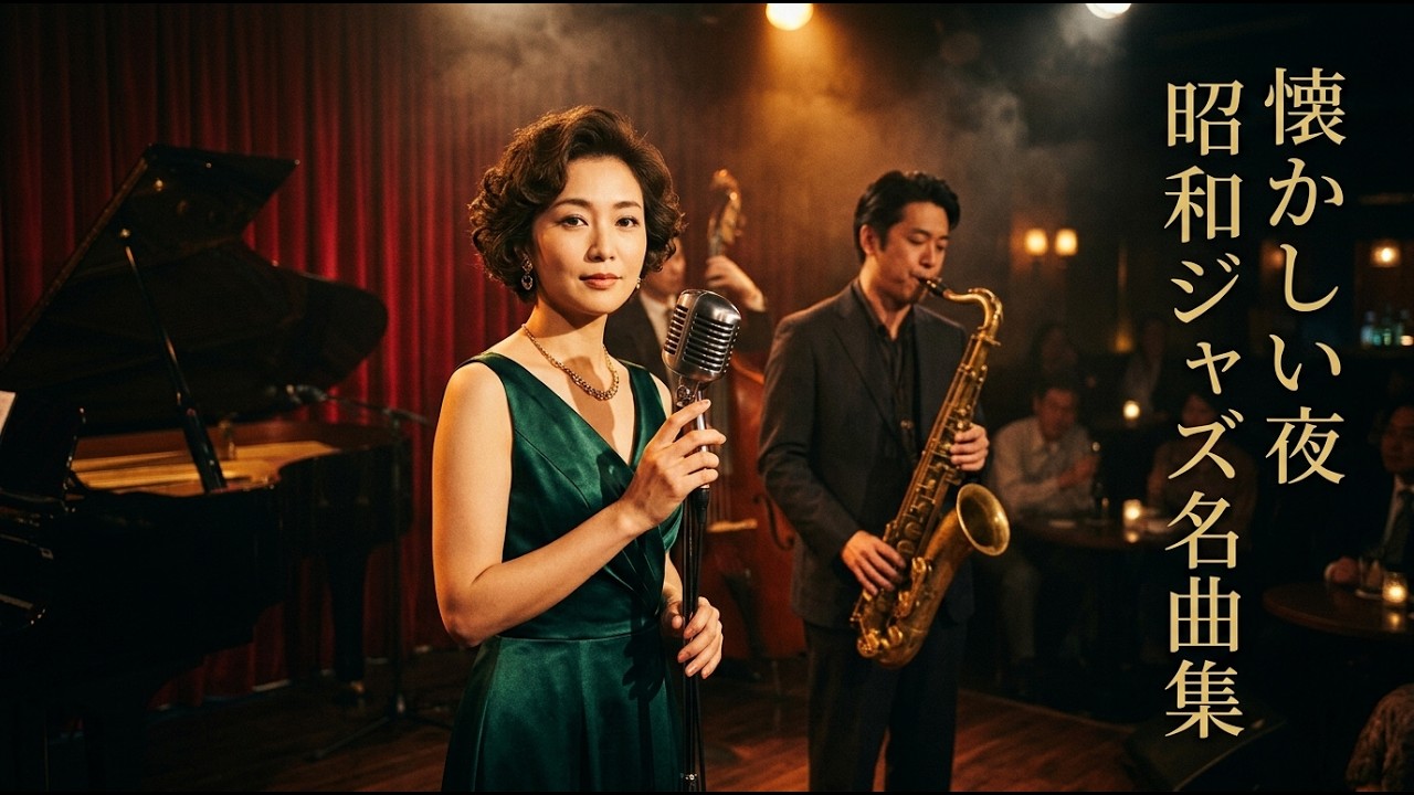 懐かしい昭和クラシックジャズ曲｜夜に静かに溶け込み続けるやさしい余韻