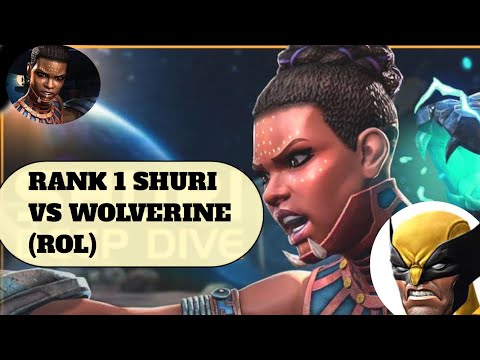Mcoc SHURI gameplay||SHURI vs wolverine (ROL)||Rank 1 SHURI Gameplay||@sonicaistories