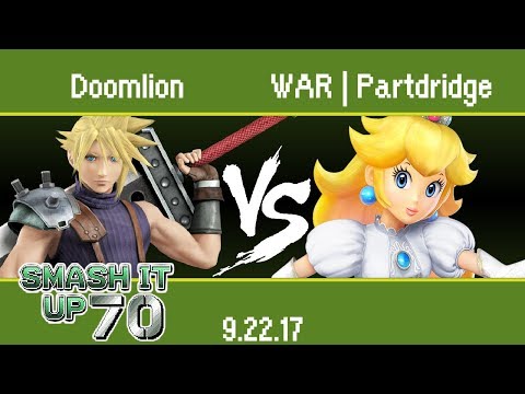 Doomlion (Cloud) vs WAR | Partridge (Peach) - SIU 70 - Wii U