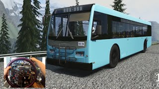 Assetto Corsa GoPro 2400hp BUS Drifting - Lake Louise 50km Map
