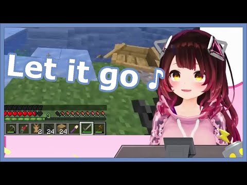 Roboco Is So Excited to Become Elsa in Minecraft, Until... [Robocosan]