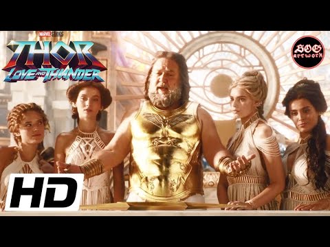 Defeat Zeus | Thor: Love and Thunder (2022) | Movie Clip Marvel Chris Hemsworth, Natalie Portman