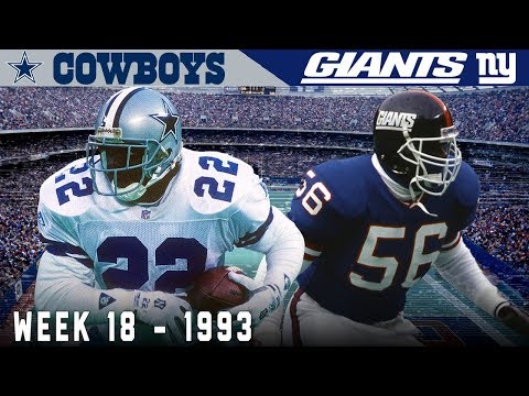 The Emmitt Smith Game! (Cowboys vs. Giants, 1993) | NFL Vault Highlights