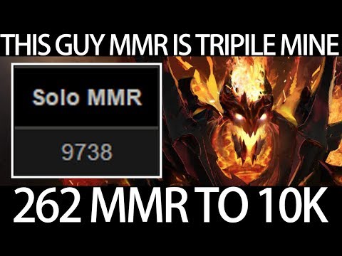 This guy MMR is Triple Mine - Paparazi Top 1 Solo Rank Shadow Fiend Dota 2