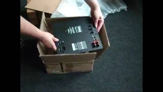 Subwoofer / Lautsprecher auspacken - Loudspeaker Unboxing & First Impressions (English subs)