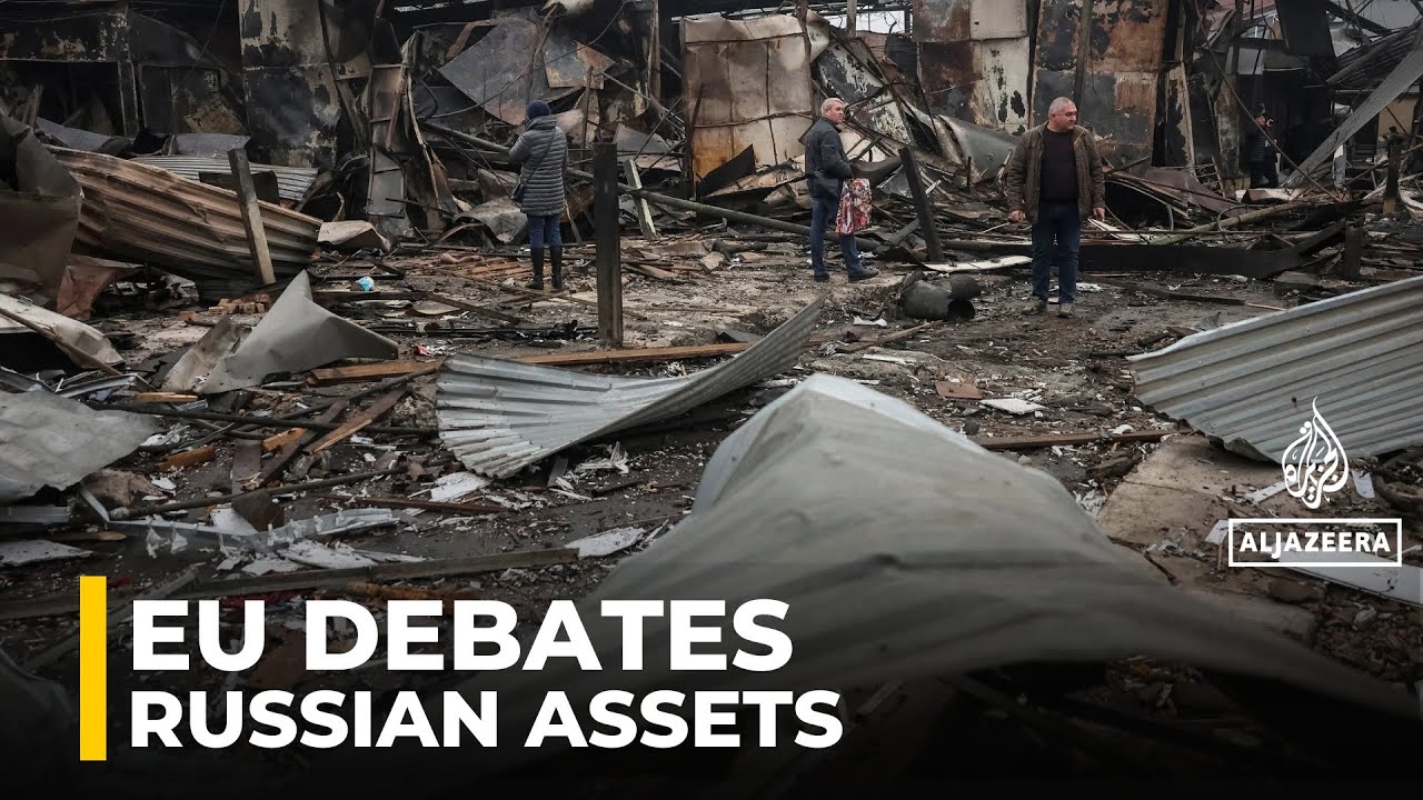 EU debates using frozen Russian assets to fund Ukraine amid tense negotiations