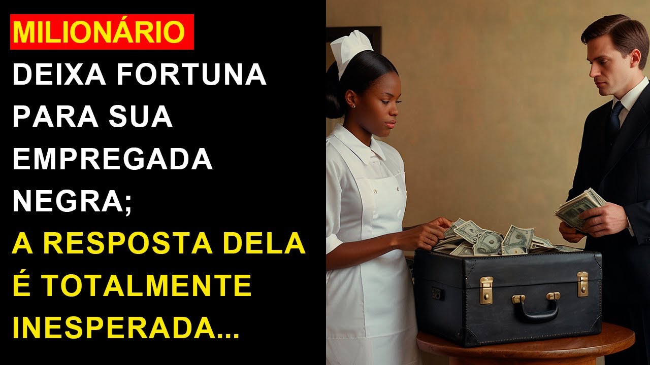 MILIONÁRIO DEIXA FORTUNA PARA SUA EMPREGADA NEGRA; A RESPOSTA DELA É TOTALMENTE INESPERADA...