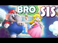 2-Player Super Mario Bros Wonder is SO FUN!! *BRO and SIS!* [Fungi Mines]