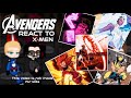 Avengers React To X MEN Wolverine Jean Grey Cyclops Storm Gambit Quicksilver