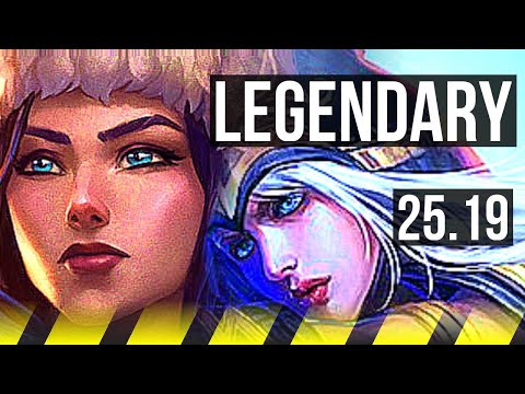 CAITLYN & Morgana vs ASHE & Pyke (ADC) | 18/3/5, Legendary | KR Master | 25.19