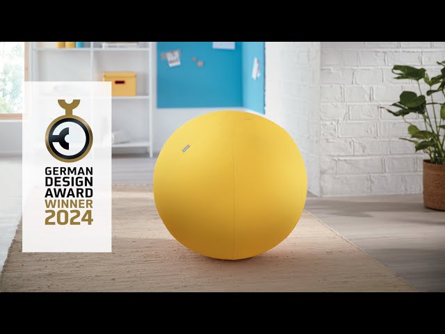 Assento Bola Activa 65cm Amarelo Assento Bola Activa 65cm Amarelo - vídeo 1