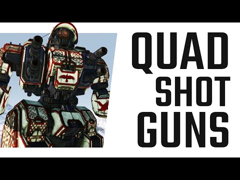 Quad Shotgun Mayhem - Cyclops Sleipnir Build - Mechwarrior Online The Daily Dose 1452