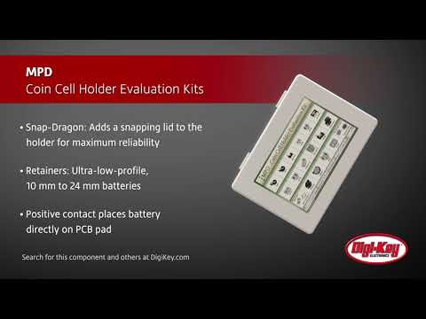 MPD Coin Cell Holder Evaluation Kits | Digi-Key Daily