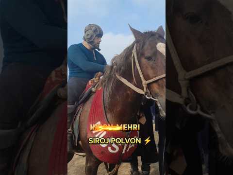 LEGINDA! SIROJ POLVON  ✊ #short #rek  #shorts #kupkari #horse #rek