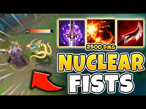 *ONE SHOT WITH Q* FULL LETHALITY LEE SIN DELETES HEALTHBARS (SEASON 10) - League of Legends