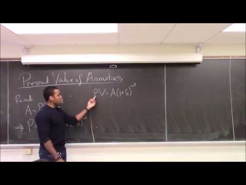 Math 1108-R17 Lecture 4 - Present Value of Annuities; Amortization