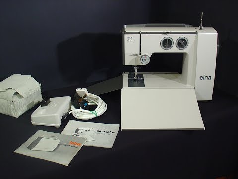Elna Lotus 25 ZZ sewing machine + instructions