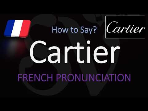 How to Pronounce Cartier? (CORRECTLY) French & English Pronunciation