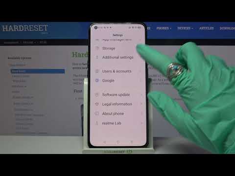 How to Activate High Contrast Text in Realme GT 5G - Change Font Contrast