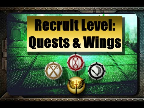 Horus Heresy: Legions ---Recruit Level: Quests and Dark Angels Wings