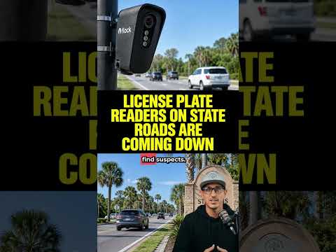 The license plate readers on our state roads are coming down