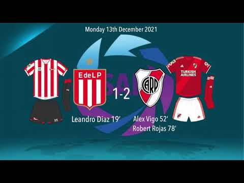 Estudiantes 1-2 River Plate ( Monday 13th December 2021 ) ( Argentina Superliga 2021 MD33 )
