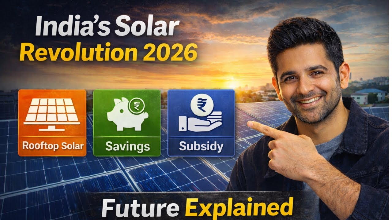 India’s Solar Revolution 2026 | Rooftop Solar | Savings | Subsidy & Future Explained