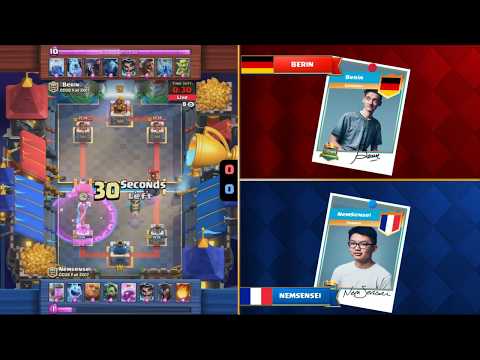 Berin vs Nemsensei - 2017 Clash Royale Crown Championship NA [Week Three]