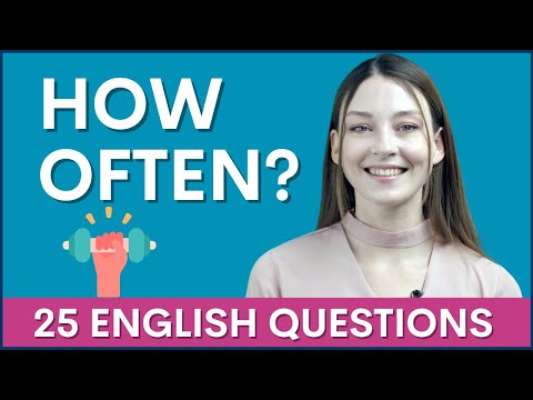 英語を学ぶための25のHOW OFTENインタビューの質問 (25 HOW OFTEN Interview Questions to Learn English)