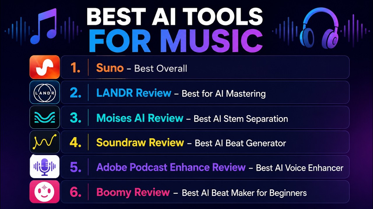 Best AI Tools for Music That Will Change Music Production Forever video thumbnail