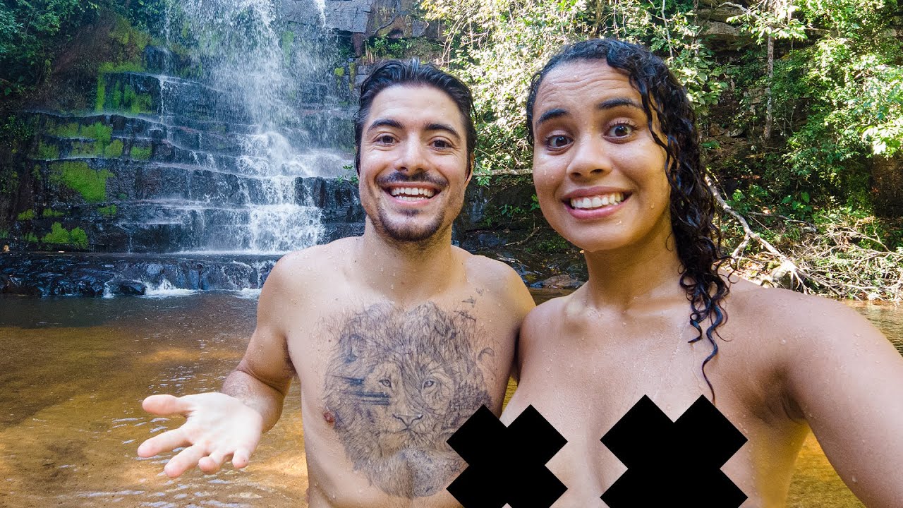 TIRAMOS A ROUPA NA CACHOEIRA - Barra do Garças, Mato Grosso