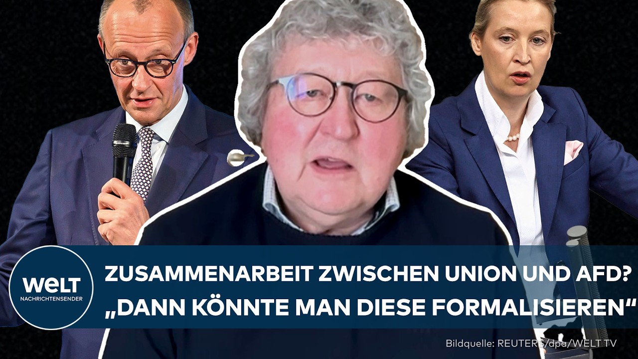 UNION: Zusammenarbeit mit der AfD? Patzelt sieht Weg! „Dann könnte man diese formalisieren!“