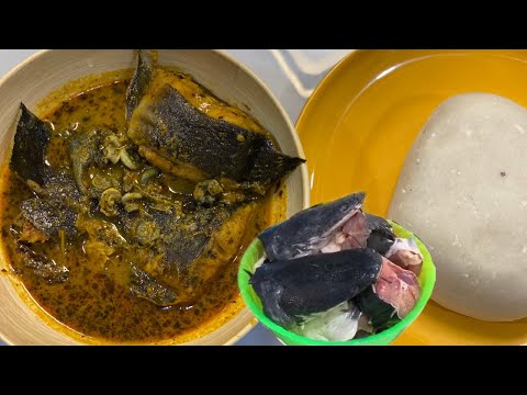 Easy way to clean your catfish | How to make Banga soup