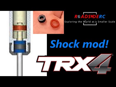 Traxxas TRX4 Shocks Sticking Fix! Simple Stock Shock Mod, Cheap!