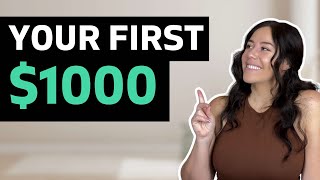 Let me show you how to make your first $1000 as a content creator | 5 BASIC STEPS!