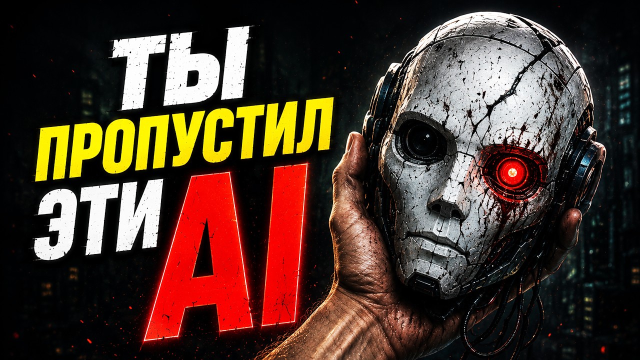 YouTube: 15+ БЕСПЛАТНЫХ AI УРОВНЯ PRO: вайбкоддинг, музыка, AI без цензуры