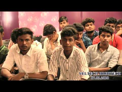 VELTECH HIGHTECH DEPT  OF MECHANICAL NATIONAL SEMINAR 07.03.2020