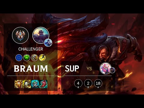 Braum Support vs Seraphine - EUW Challenger Patch 11.7
