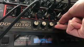 Video thumbnail for running drums through a Zoom Studio 1201 by Matthew Y